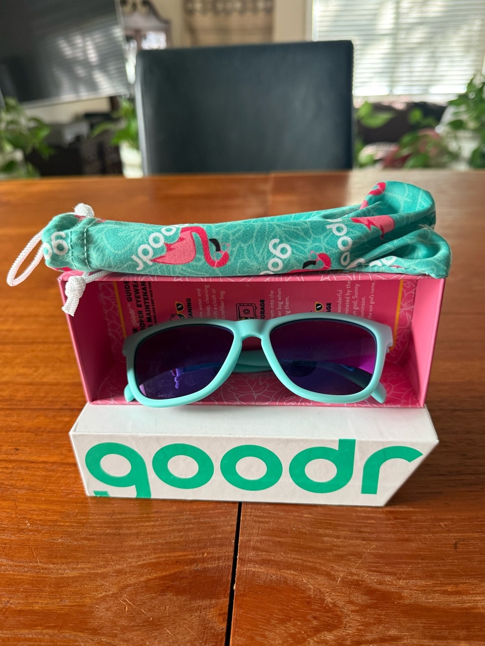 Goodr OG Electric Dinotopia Carnival Sunglasses